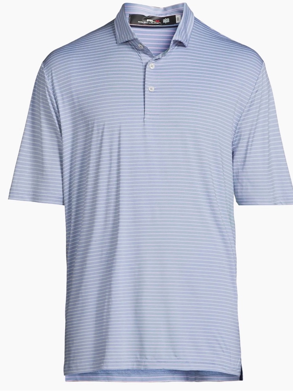 Ralph Lauren Light Blue & White Striped Polo
